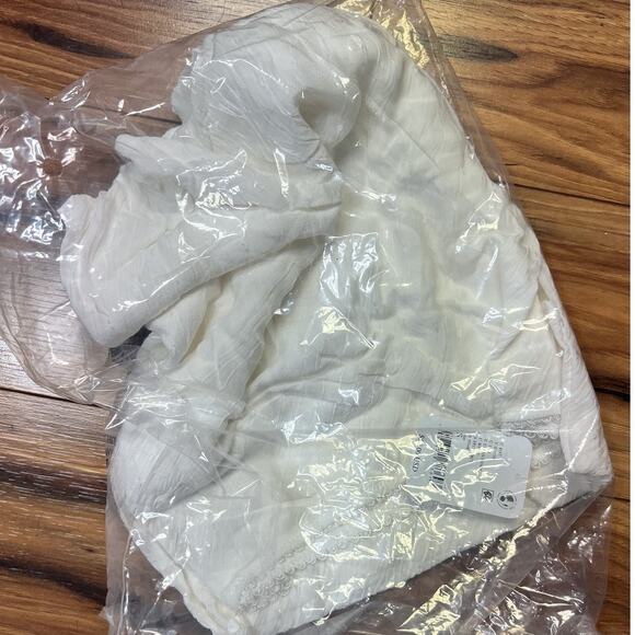 NWT Free People Intimately Sweet On You Bias Half Slip Skirt Clean Ivory White - Picture 7 of 7